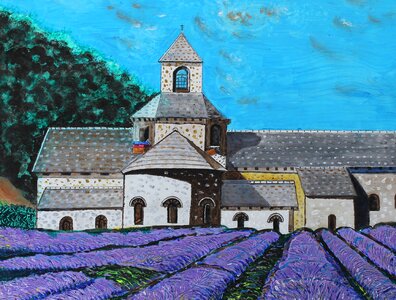 Landscape provence nature. Free illustration for personal and commercial use.