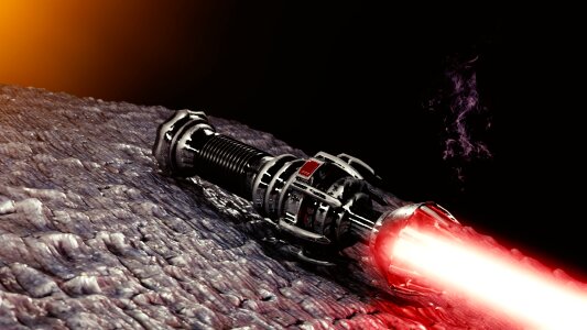 Star wars sith weapon. Free illustration for personal and commercial use.