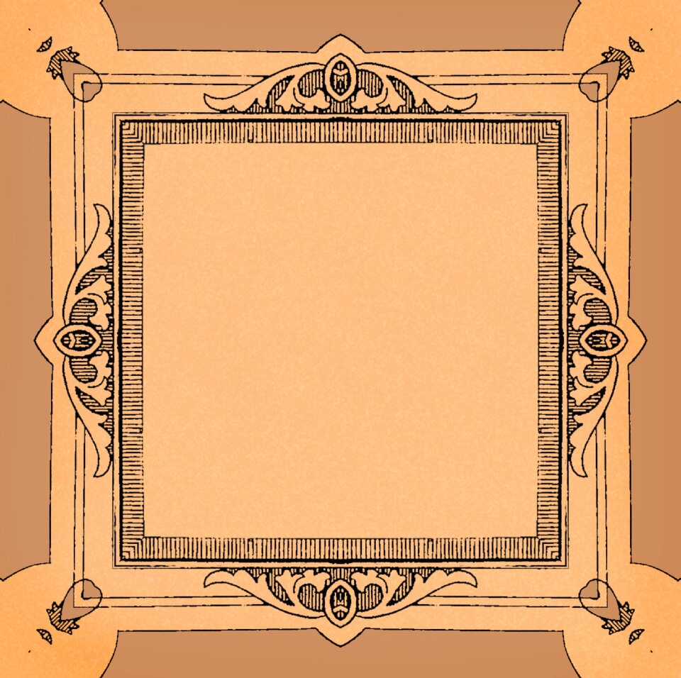 Antique vintage blank. Free illustration for personal and commercial use.