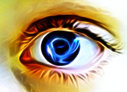 Contrast blue eyes Free illustrations. Free illustration for personal and commercial use.