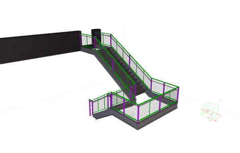 Architecture blueprints 3d. Free illustration for personal and commercial use.