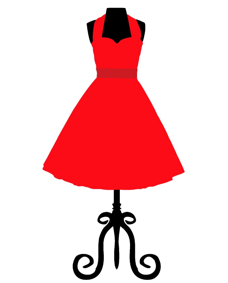 Fashion mannequin sash. Free illustration for personal and commercial use.