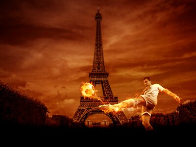 France football sport. Free illustration for personal and commercial use.
