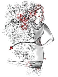Style lady women fashion. Free illustration for personal and commercial use.
