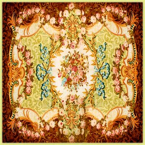 Needlework art background. Free illustration for personal and commercial use.
