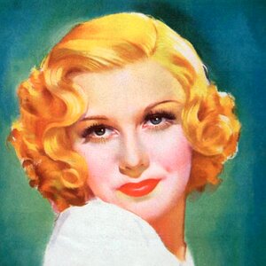 Actress movie star blonde. Free illustration for personal and commercial use.