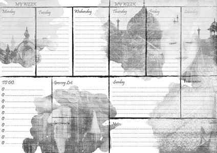 Schedule plan date. Free illustration for personal and commercial use.