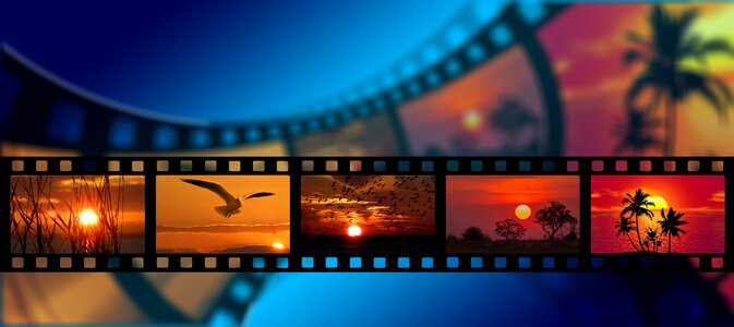 Slides filmstrip memories. Free illustration for personal and commercial use.