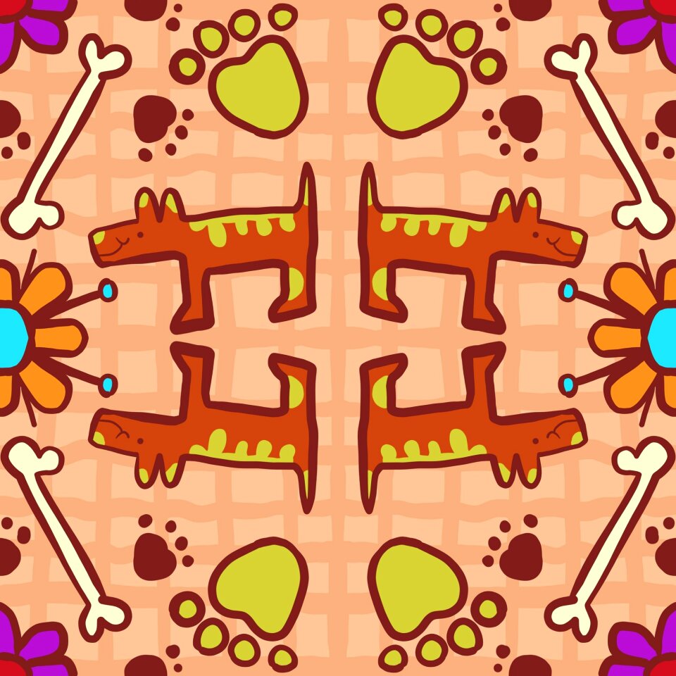 Design wallpaper tileable. Free illustration for personal and commercial use.