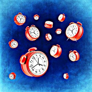 Arouse time of time indicating. Free illustration for personal and commercial use.