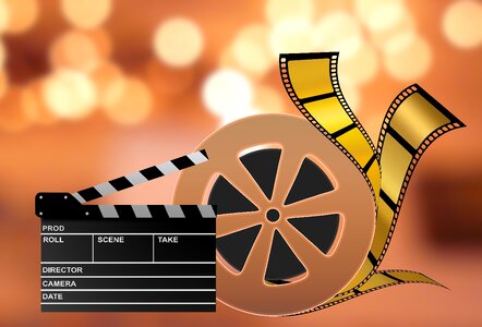 Film cinema entertainment. Free illustration for personal and commercial use.