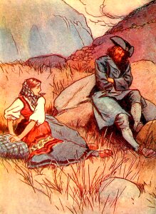Old arthur rackham story. Free illustration for personal and commercial use.