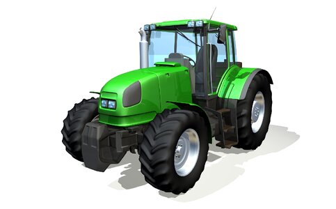 Agriculture vehicle landtechnik. Free illustration for personal and commercial use.