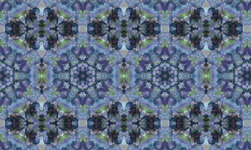 Watercolor psychedelic blue. Free illustration for personal and commercial use.