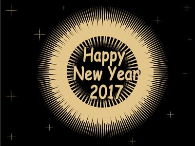 Happy new new year. Free illustration for personal and commercial use.