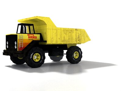 Truck truck 3d vehicle. Free illustration for personal and commercial use.