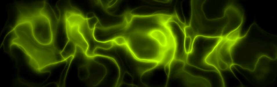 Swirl chaos green smoke. Free illustration for personal and commercial use.