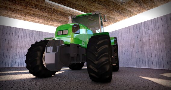 Agriculture vehicle landtechnik. Free illustration for personal and commercial use.