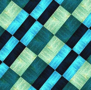 Geometric blue green. Free illustration for personal and commercial use.