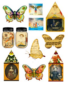 Vintage ephemera Free illustrations. Free illustration for personal and commercial use.