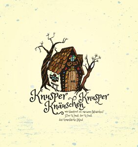Knusperhaus children's book christmas. Free illustration for personal and commercial use.