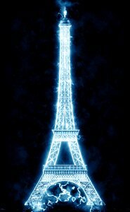 Tower eiffel architecture. Free illustration for personal and commercial use.