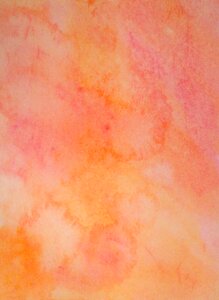 Tangerine watercolor texture. Free illustration for personal and commercial use.