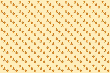 Christmas patterns gingerbread man background