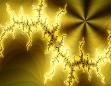 Fractal texture decoration. Free illustration for personal and commercial use.