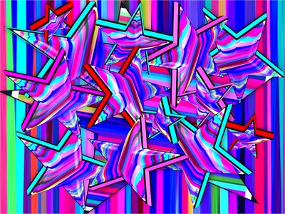 Abstract stripes vibrant. Free illustration for personal and commercial use.
