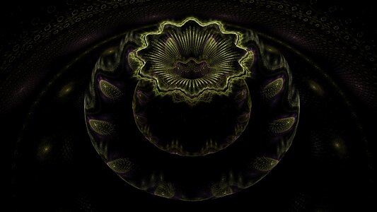 Fractal art pattern digital. Free illustration for personal and commercial use.