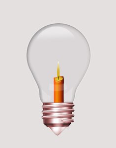 Bulbs energy shining. Free illustration for personal and commercial use.