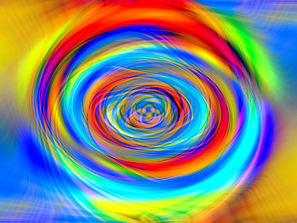 Colorful pattern swirl. Free illustration for personal and commercial use.