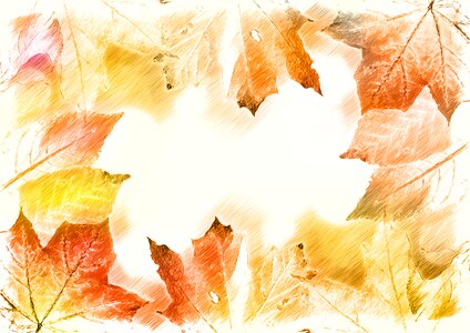 Leaves colorful golden autumn. Free illustration for personal and commercial use.