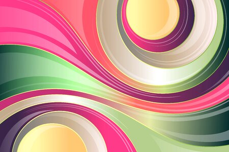 Wavy lines gloss. Free illustration for personal and commercial use.