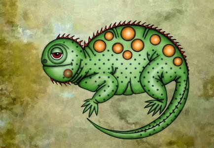 Reptile iguana Free illustrations. Free illustration for personal and commercial use.