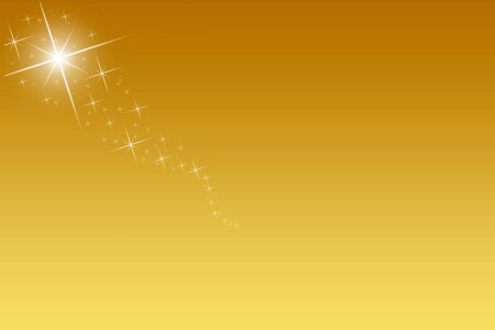 Gold star sparkle. Free illustration for personal and commercial use.