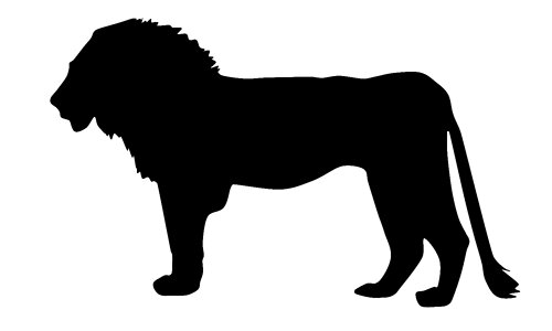 King of the jungle africa illustration. Free illustration for personal and commercial use.