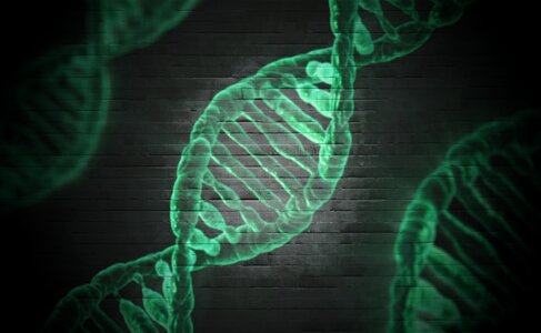 Gene helix science. Free illustration for personal and commercial use.