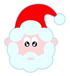 Santa claus greetings. Free illustration for personal and commercial use.