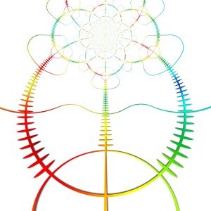 Crosshair visor focal point. Free illustration for personal and commercial use.