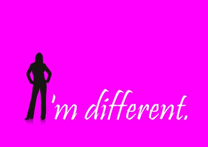 Difference anders demarcation. Free illustration for personal and commercial use.