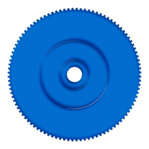 Gears blue way of thinking. Free illustration for personal and commercial use.