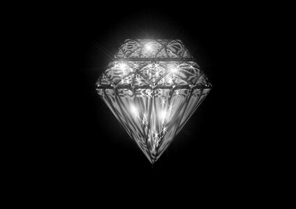 Stone object crystal. Free illustration for personal and commercial use.