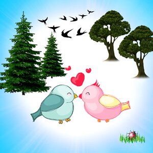 Valentine's day st valentin serenity. Free illustration for personal and commercial use.