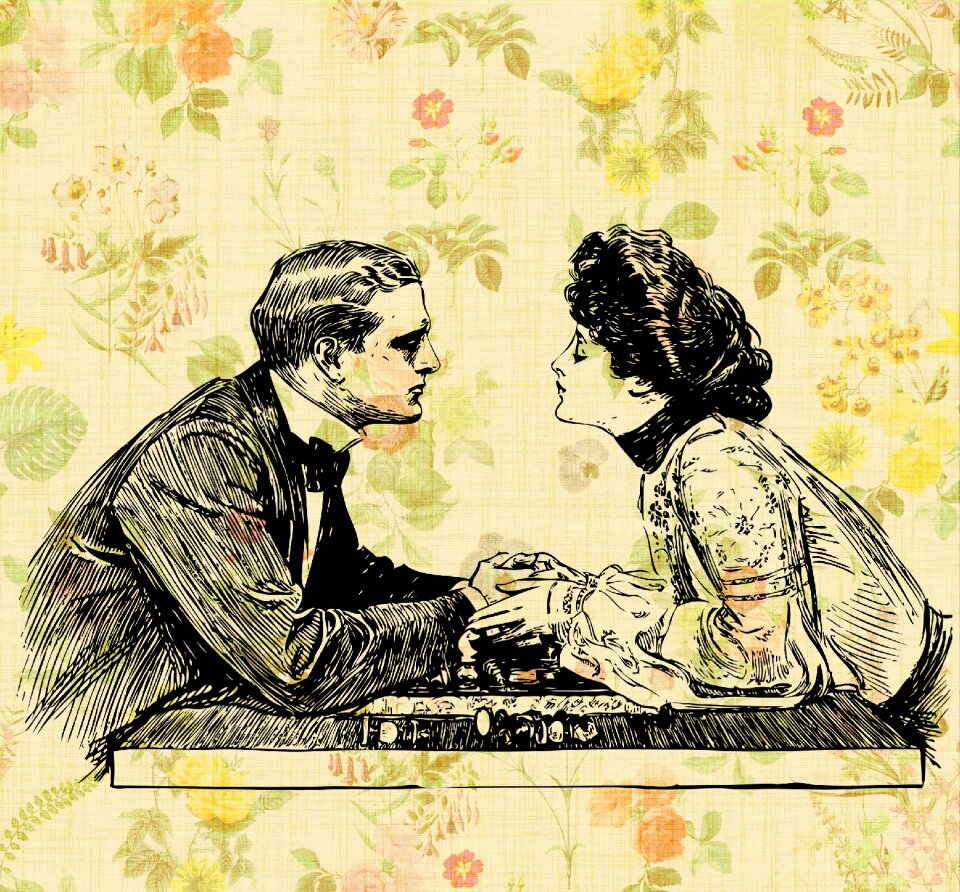 Vintage art drawing. Free illustration for personal and commercial use.