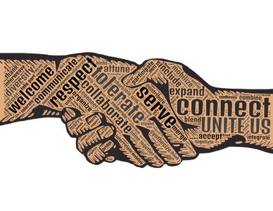 Connect unite connection. Free illustration for personal and commercial use.