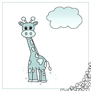 Map giraffe Free illustrations. Free illustration for personal and commercial use.