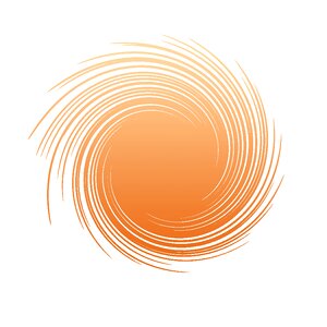 Orange element logo. Free illustration for personal and commercial use.