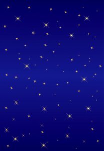 Star stars blue. Free illustration for personal and commercial use.